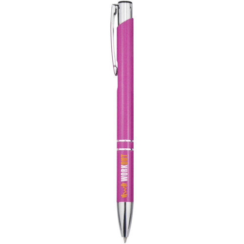 Moneta recycled aluminium ballpoint pen (blue ink)