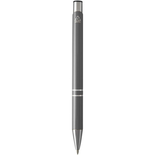 Moneta recycled aluminium ballpoint pen (blue ink)