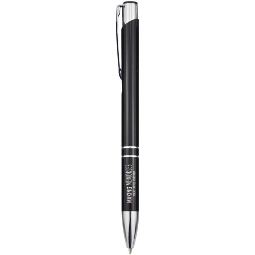 Moneta recycled aluminium ballpoint pen (blue ink)