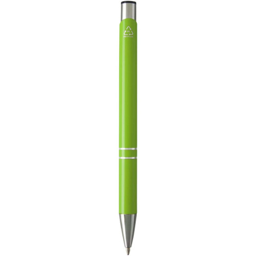 Moneta recycled aluminium ballpoint pen (blue ink)