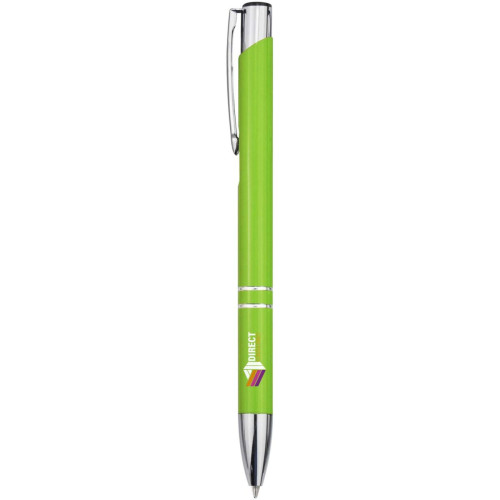 Moneta recycled aluminium ballpoint pen (blue ink)