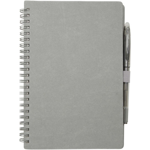 Slate A5 reusable hard cover notebook and pen set (black ink)
