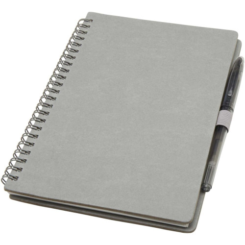 Slate A5 reusable hard cover notebook and pen set (black ink)