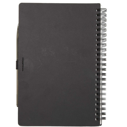Slate A5 reusable hard cover notebook and pen set (black ink)