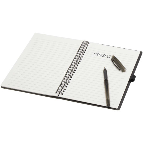 Slate A5 reusable hard cover notebook and pen set (black ink)