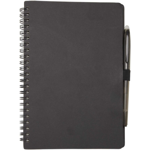 Slate A5 reusable hard cover notebook and pen set (black ink)