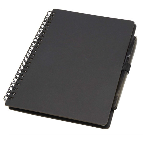 Slate A5 reusable hard cover notebook and pen set (black ink)