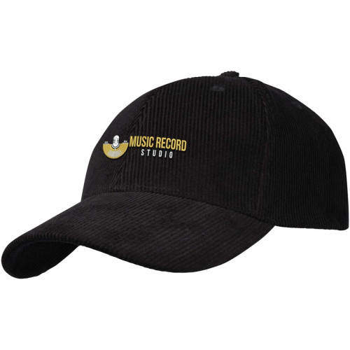 Hutton 6 panel recycled corduroy cap
