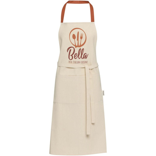 Nia 200 g/m² recycled cotton apron