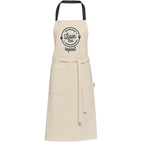 Nia 200 g/m² recycled cotton apron