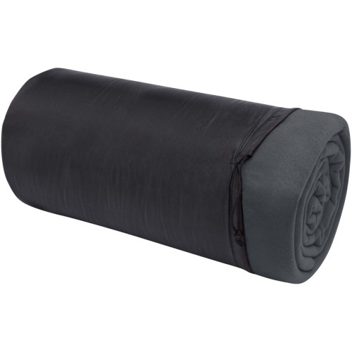 Huggy fleece plaid blanket with carry pouch 220x250 cm