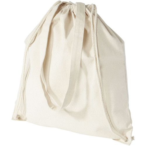 Eliza 240 g/m² cotton drawstring bag 6L