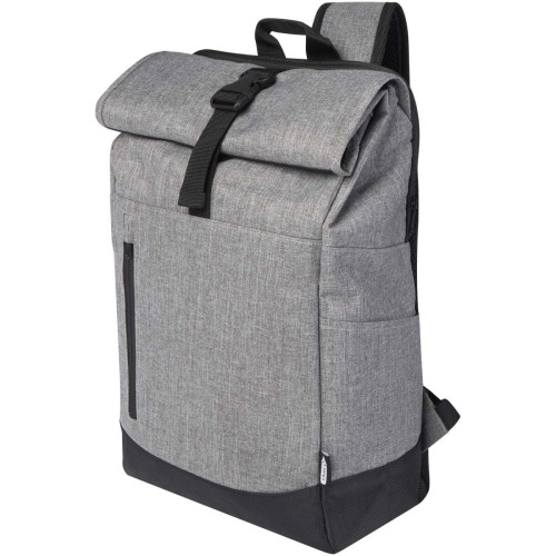 Libra 15.6" GRS recycled roll-up laptop backpack 12L