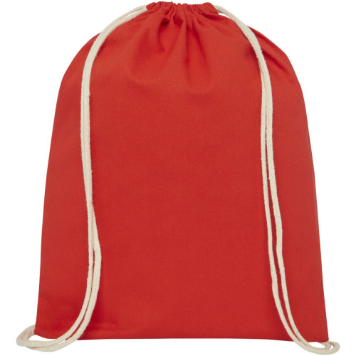 Oregon 140 g/m² cotton drawstring bag 5L