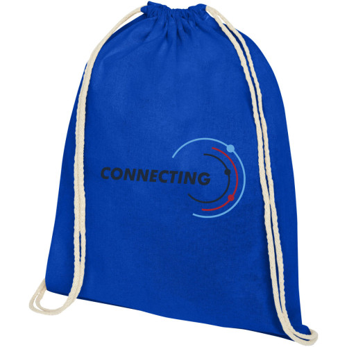Oregon 140 g/m² cotton drawstring bag 5L
