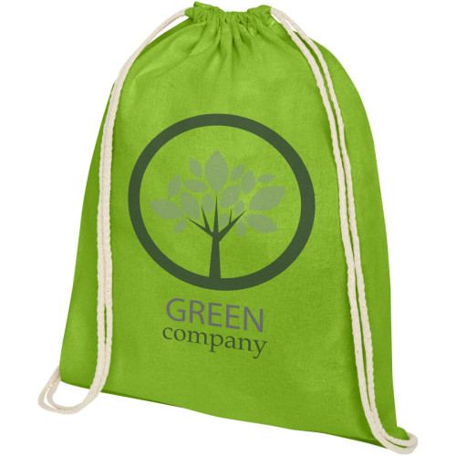 Oregon 140 g/m² cotton drawstring bag 5L