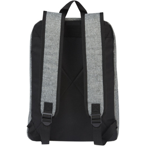 Reclaim 15" GRS recycled two-tone laptop backpack 14L