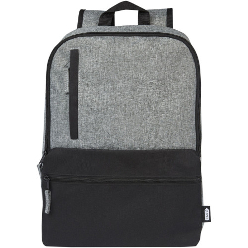 Reclaim 15" GRS recycled two-tone laptop backpack 14L