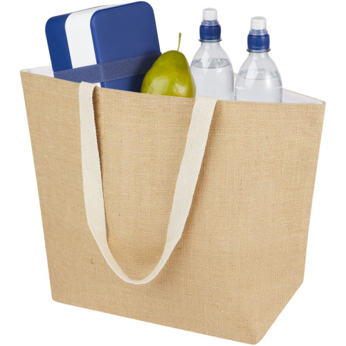 Juta 300 g/m² jute cooler tote bag 12L