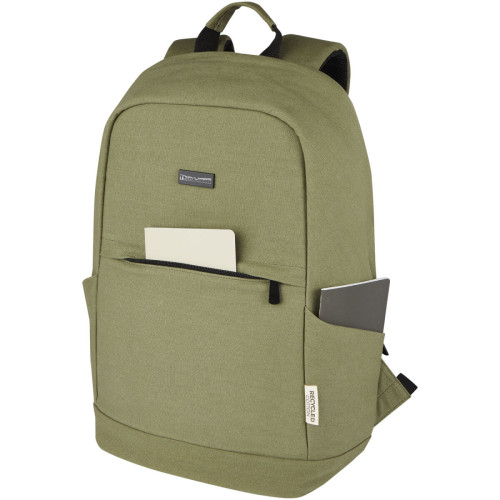 Joey 15.6" GRS recycled canvas anti-theft laptop backpack 18L