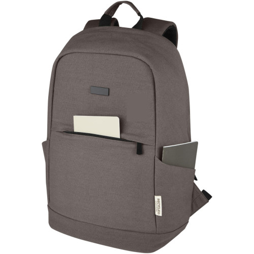 Joey 15.6" GRS recycled canvas anti-theft laptop backpack 18L