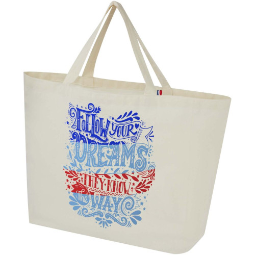 Cannes 200 g/m2 recycled shopper tote bag 10L