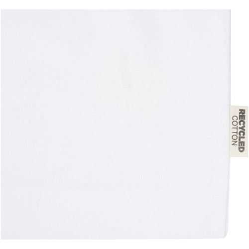 Madras 140 g/m² GRS recycled cotton gusset tote bag 12L