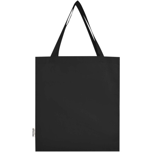 Madras 140 g/m² GRS recycled cotton gusset tote bag 12L