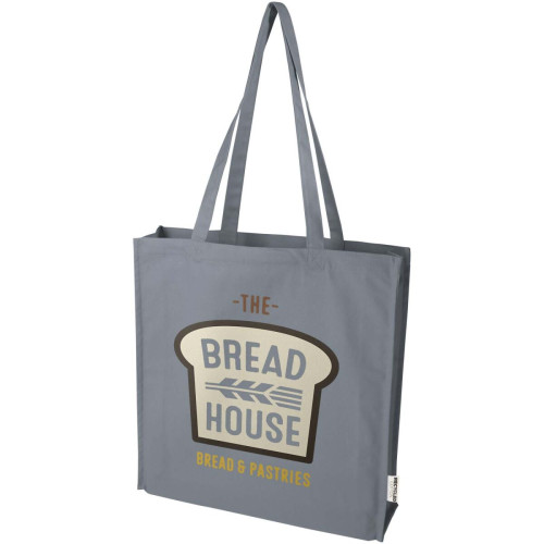 Florida 270 g/m² GRS recycled gusset tote bag 14L