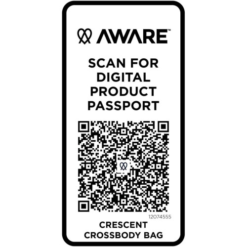 Crescent 500 g/m² Aware™ recycled crossbody bag