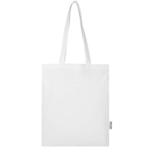 Madras Blend 140 g/m² GRS recycled cotton tote bag 7L