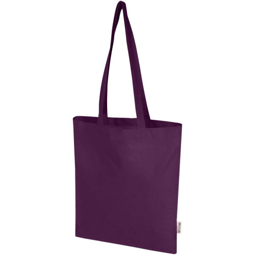 Madras Blend 140 g/m² GRS recycled cotton tote bag 7L