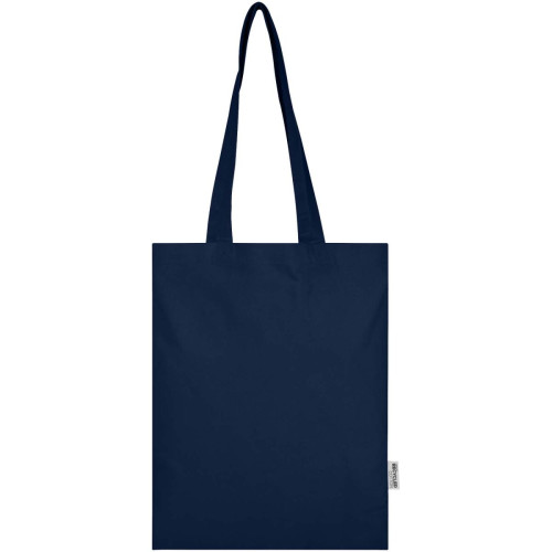 Madras Blend 140 g/m² GRS recycled cotton tote bag 7L