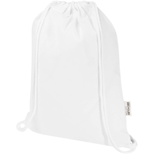 Oregon Blend 140 g/m² GRS recycled drawstring bag 5L