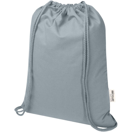 Oregon Blend 140 g/m² GRS recycled drawstring bag 5L