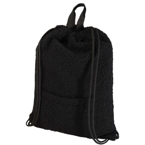 Bear GRS recycled sherpa drawstring backpack 9L