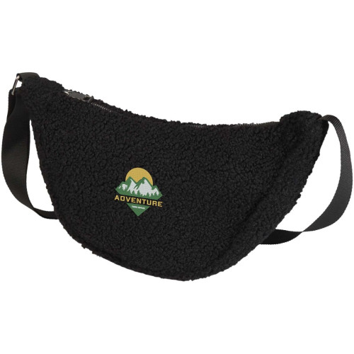 Bear GRS recycled sherpa crossbody bag 3L