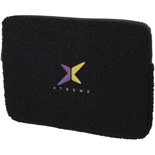 Bear 13" GRS recycled sherpa laptop sleeve 2L