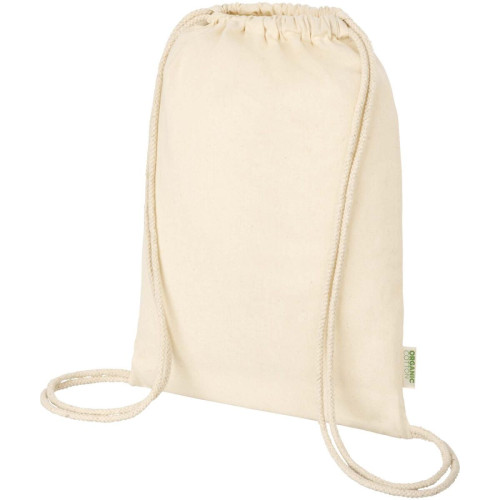 Odisha 140 g/m² OCS organic drawstring bag 5L