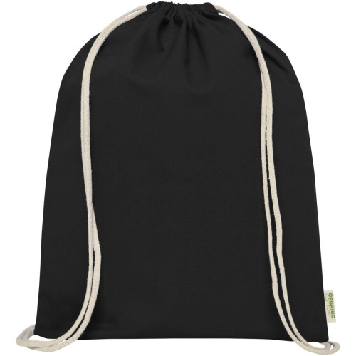 Odisha 140 g/m² OCS organic drawstring bag 5L