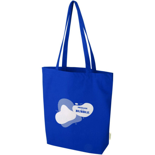 Odisha 180 g/m² OCS organic wide bottom tote bag 11L