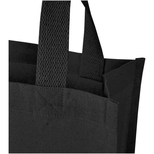 Odessa 220 g/m² GRS recycled cotton mini gusset tote bag 9L