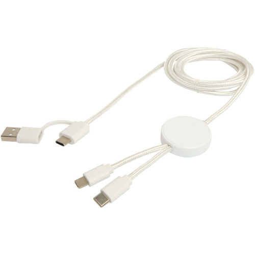 Citala 5-in-1 recycled plastic 150 cm data sync and 27W fast charge cable