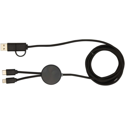 Citala 5-in-1 recycled plastic 150 cm data sync and 27W fast charge cable