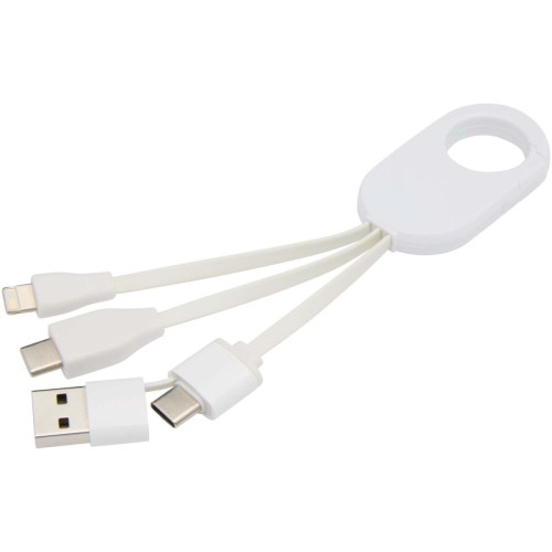 Troop 4-in-1 recycled plastic charging cable