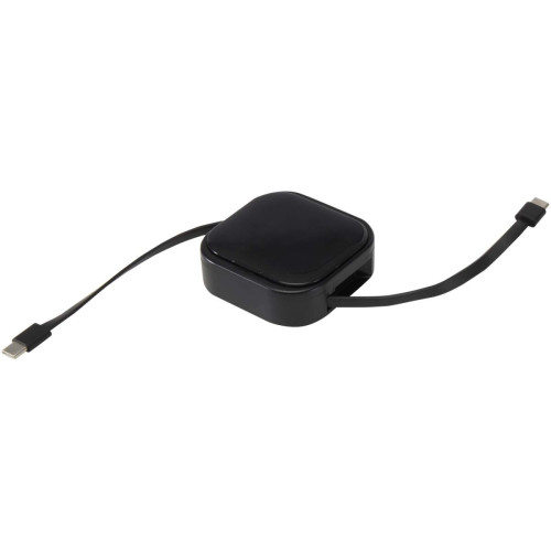 Gloas 5-in-1 recycled retractable data sync and 100W fast charge cable with smartphone tool kit