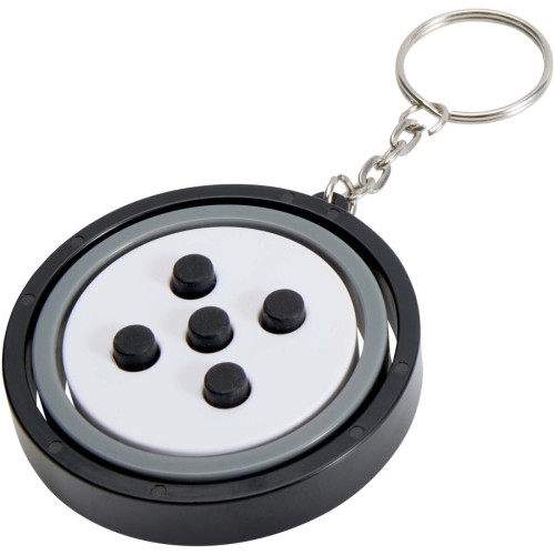 Spinx recycled plastic gyroscope fidget keychain