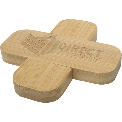 Croc bamboo trivet - small