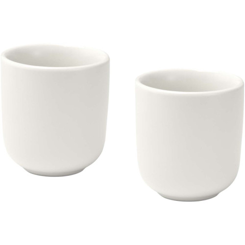 Male 90 ml ceramic espresso cups with matt finish - set of 2