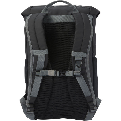 Aqua 15.6" GRS recycled water resistant laptop backpack 23L